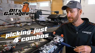 Ott’s Garage: My thoughts on how to pick 4 rod and reel combos!