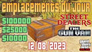 GTA Online - Emplacement des coffres, épave, malles, dealers, caches, Gun Van (12/08/23)