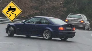 Nurburgring SEASON FINALE! CRAZY DRIVERS, SLIPPERY Track Nordschleife Touristenfahrten