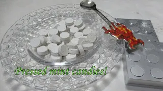 Compressed mint candies