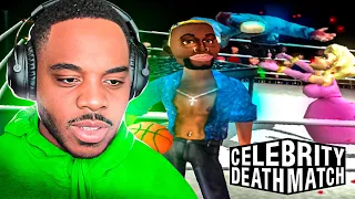 I Played MTV's Celebrity Deathmatch Game and THIS HAPPENED... *BRUTAL FINISHERS*
