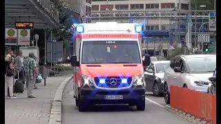 Ambulanza Croce Rossa Tedesca in emergenza a Stoccarda [159] - RTW 1/83-4 DRK Kreisverband Stuttgart