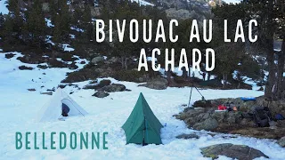 Bivouac au lac Achard avec Nico et Yann (Belledonne hivernale)