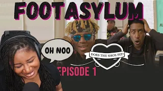 American react to "Does the shoe fit?" Ep.1 by Footasylum