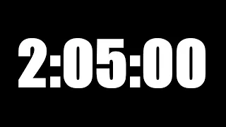 2 HOUR 5 MINUTE TIMER • 125 MINUTE COUNTDOWN TIMER ⏰ LOUD ALARM ⏰