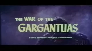 The War of the Gargantuas (1966) - U.S. Theatrical Trailer