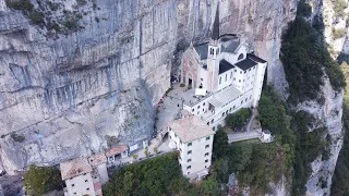 Santuario Madonna della Corona, Italy, September 2021 4K