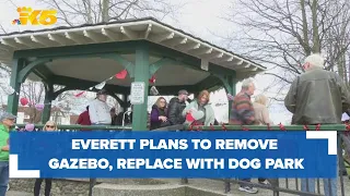 Everett plans to remove 103-year-old gazebo, replace with dog park