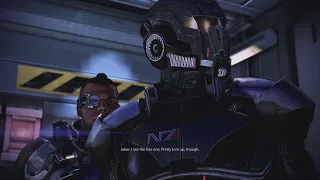Mass Effect 3: LEGENDARY EDITION - Reaction of the all crew on flirts between Tali and Shepard