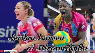 Jordan Larson & Miriam Sylla | Vero Volley Milano vs CS Volei Alba BLAJ |CEV Champion League 2022/23