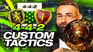 THE BEST 4-4-2 CUSTOM TACTICS IN FIFA 23! 🔥 FIFA 23 Ultimate Team