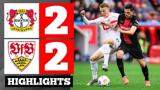 Bundesliga : Bayer Leverkusen vs Stuttgart 2-2 Highlights 2024