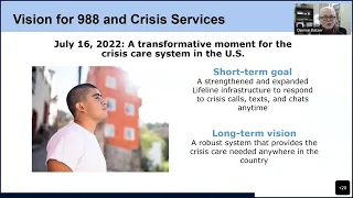 988 & The Transformation Of Crisis Services Webinar