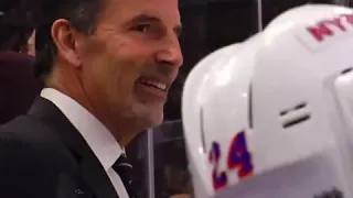 Marty Biron on Tortorella's Crazy Meeting Antics