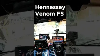 1,842PS Hennessey Venom F5 onboard up wet FOS hill