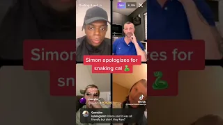 Simple Simon apologizes for snaking 🐍 Cal The Dragon. (L Simon) #tiktok #beef #fyp #viral #funny