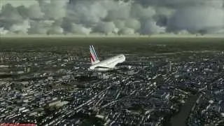 A320 IFR flight from Paris CDG to Nantes