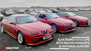 Two Alfa Romeo GTV Cups with Wizard Exhausts revving @ National Alfa Day - (27/6/21)