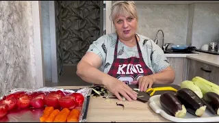 Ох, какая же Вкуснятина🍆🍆  из БАКЛАЖАНОВ, сразу  2 рецепта Икры  и запеченых Овощей, Вкуснее не ела❗