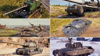 3D Styles for Tier X: FV4005, Obj 268 V4, Vz. 55, Sheridan, ST-II, Rinoceronte | World of Tanks 2022