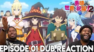 FREE KAZUMA! Konosuba Season 2 is FINALLY DUBBED!  (Episode 1 Dubbed Reaction/Commentary)