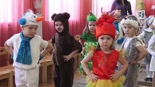 Танец "Снег идет" в детском саду, 8гр. 3-5 лет