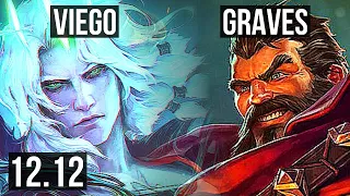 VIEGO vs GRAVES (JNG) | 7/0/7, 600+ games, Godlike | KR Grandmaster | 12.12