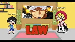 React Law E Corazon Rap do Trafalgar D. Law (One Piece) | Cirurgião da Morte | Basara | GACHA