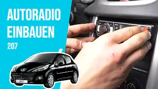 Autoradio im 207 einbauen 📻