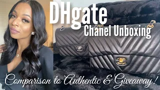 DHGATE CHANEL BAG UNBOXING & REVIEW | REAL VS FAKE