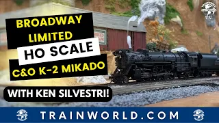 HO Scale Broadway Limited - C&O K-2 Mikado Locomotive