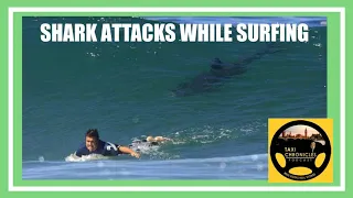 S05 E055 Shark Attacks while surfing  | Taxi Chronicles Podcast