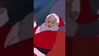 Santa with black kids