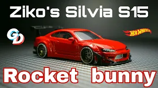 Ziko's Nissan Silvia S15 Rocket Bunny Hot wheels Custom