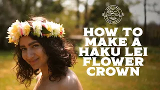 How to make a haku lei flower crown / Postcards from Hawaii