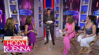 Jimmy Fallon hosts a mini version of 'Password' on Hoda & Jenna