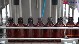 Automatic Liquid Filling Line | Syrup Filling, Capping & Labeling Machine | Pharma Packaging Machine