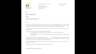 EY GDS appraisal rating and variable pay | #big4