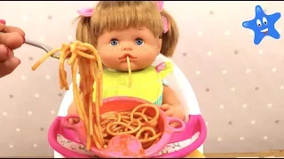 Cocino espagueti y Ani se los come