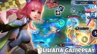 Liliana Mid Lane Pro Gameplay | S Tier Champ Carry | Arena of Valor Liên Quân mobile CoT