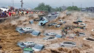 Dam discharge destroys China houses! Deadly rains batter Hebei as new storm approaches China