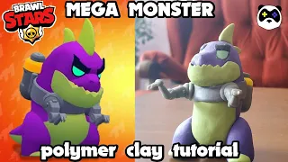 Making Mega Monster / New Gamemode | Brawl Stars: Summer Of Monsters Update - Part 1 [Clay Art]