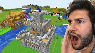 MİNECRAFT'ta ÇOCUKKEN OYNADIĞIM HARİTAMI GEZİYORUM!!