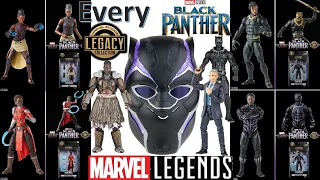 Every Marvel Studios MCU Legacy Collection Marvel Legends Black Panther Comparison List