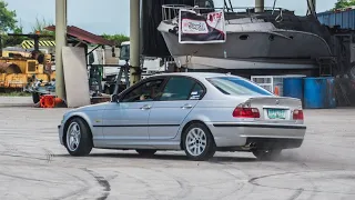 Open diff automatic BMW E46 325i drifting