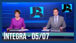 Assista à integra do Jornal da Record | 05/07/2021