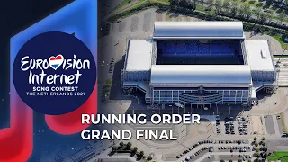 Running Order - Recap - Grand Final - Eurovision Internet Song Contest 2021