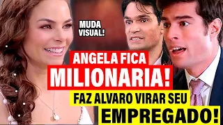 Contigo Sim: Angela GANHA FORTUNA MILIONÁRIA e faz Alvaro virar seu EMPREGADO! Resumo capítulo hoje