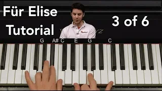 How to Play Für Elise by Beethoven Piano Tutorial Part 3 of 6