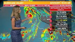 Tropical update: Tracking Hurricane Hilary and four tropical waves